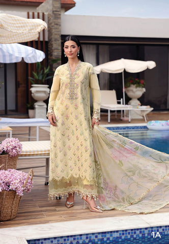 MariaB Mprints Lawn 2026 Eid ul azha Hit Code 1A Yellow