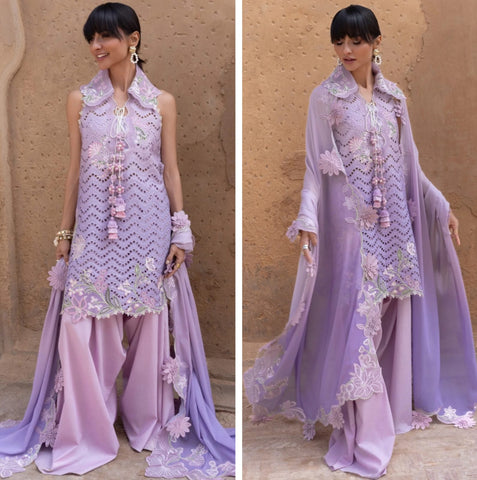 Crimson Luxury Lawn 2026 Hit Code Ombre Love 8-B lylic