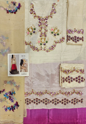 Muse Luxe 2025 Party Wear Zari Collection