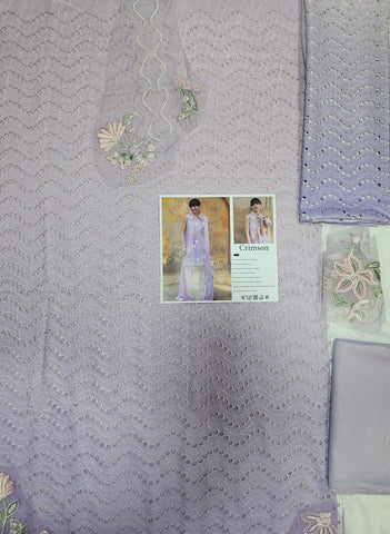 Crimson Luxury Lawn 2026 Hit Code Ombre Love 8-B lylic
