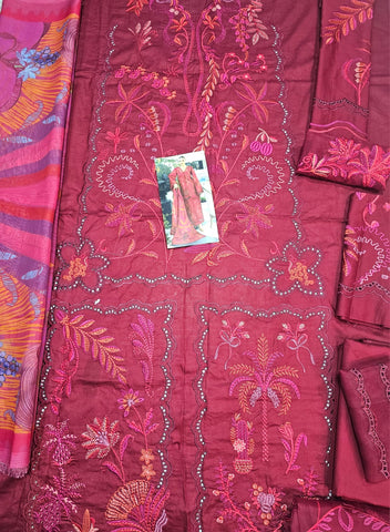 Crimson Luxury Lawn 2026 hit Code