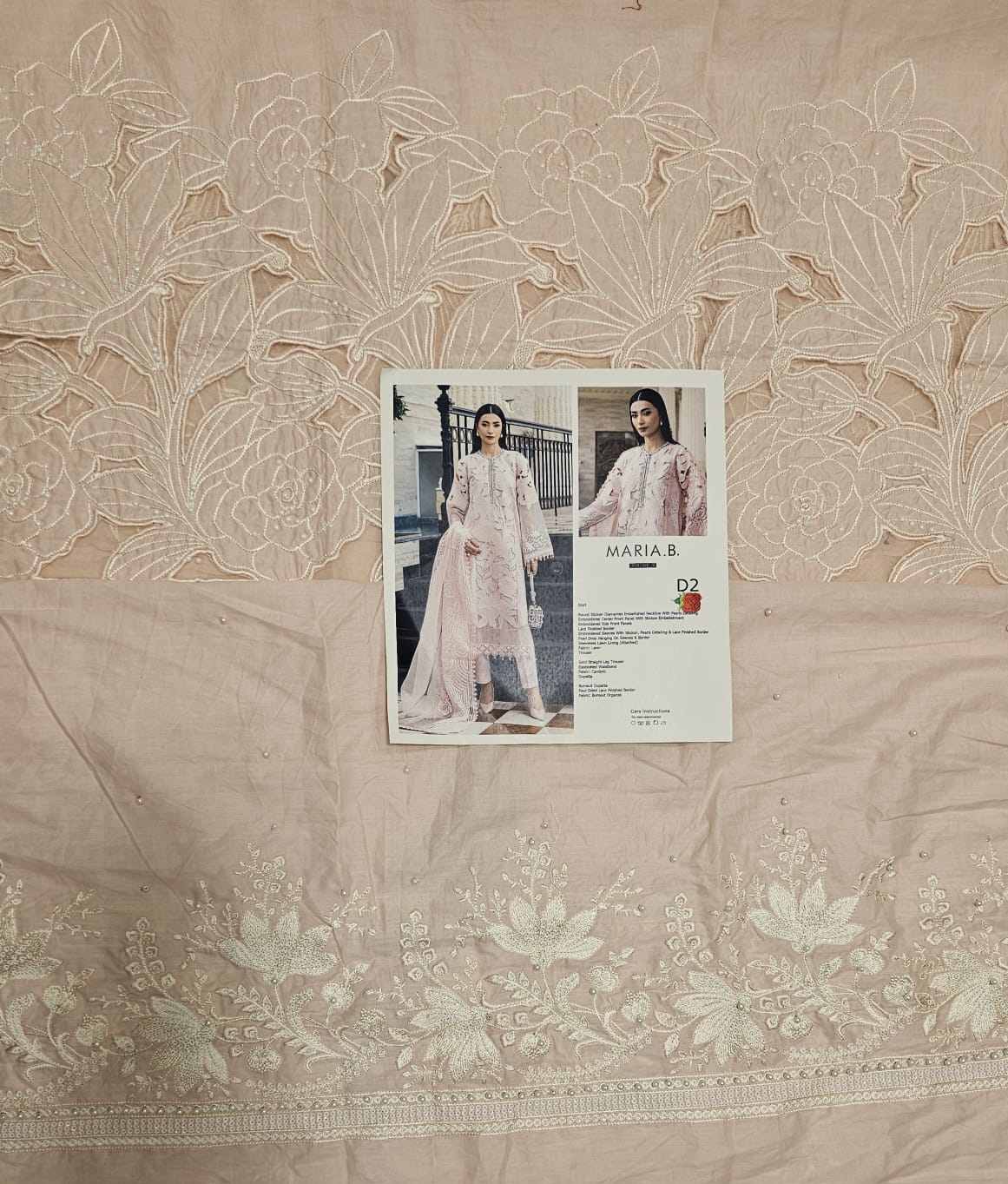 Mariab Luxury Lawn 2026 Eid ul Azha Hit Code D2