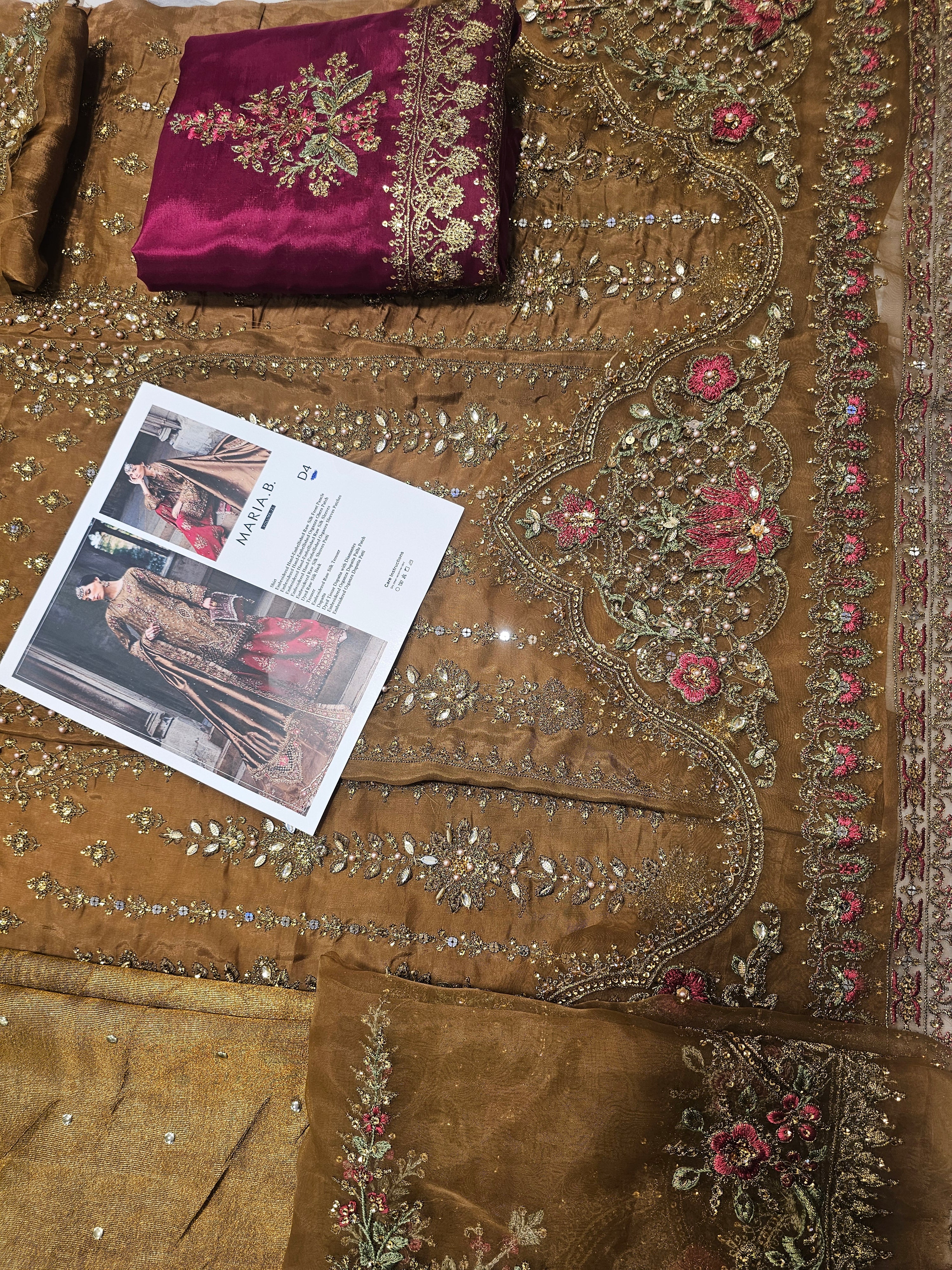 MariaB Soiree Latest Party Wear 2026 Hit Code D4