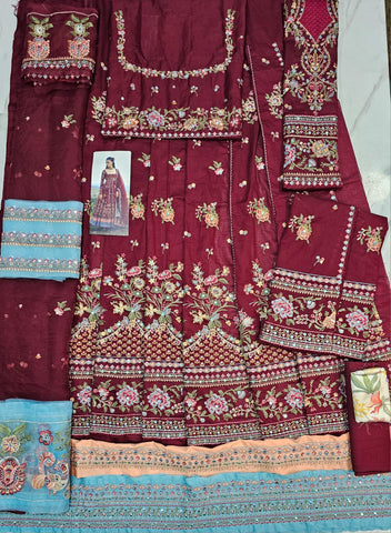 Hussain Rehar Jinan Luxury Lawn 2026 Eid Ul Azha Hit Code Nosheen