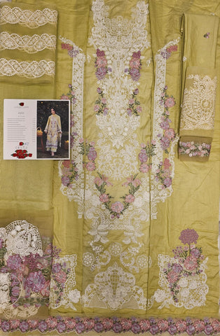 Elaf Luxury Lawn 2026 Eid ul Azha Hit Code D-8 Pistachia