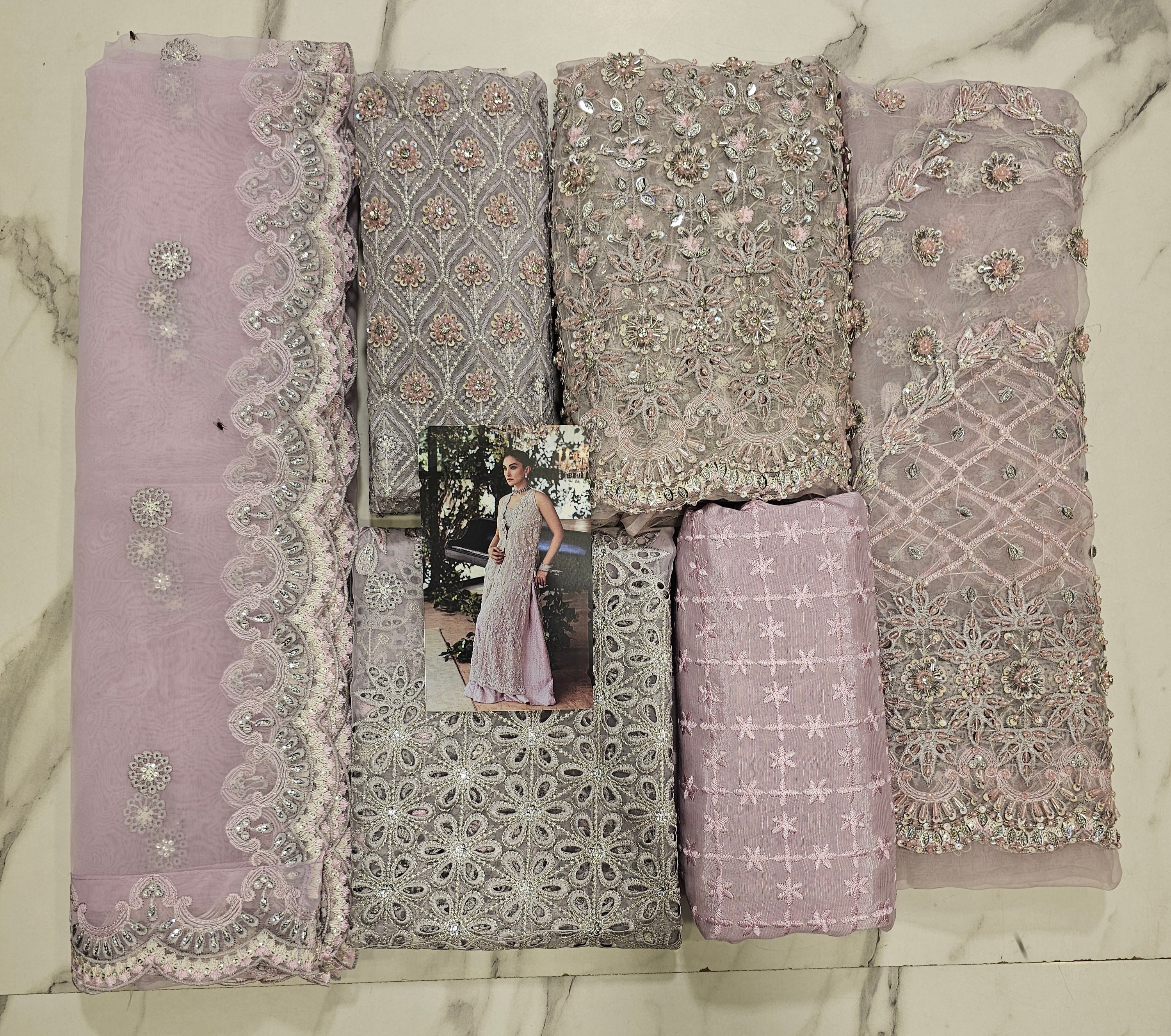 Farah Talib Aziz party Wear 2025/26 Lylic Noemie Rose Jacket