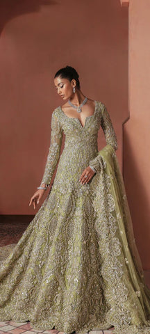 Soraya Bridal Maxi 2025 Ayse Pistachio 4piece