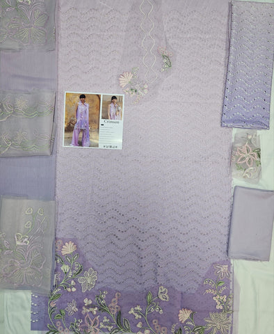 Crimson Luxury Lawn 2026 Hit Code Ombre Love 8-B lylic
