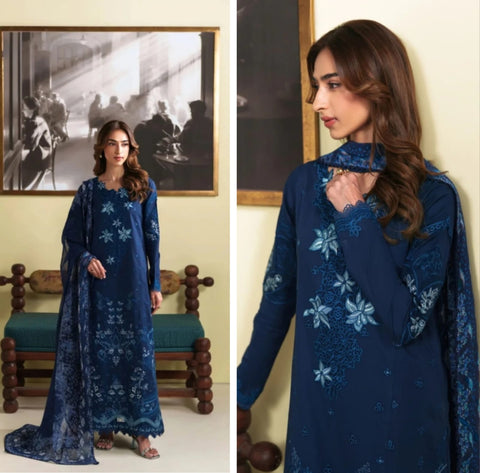Neeshay Luxury Lawn 2026 hit Code Zink Silk Dupata