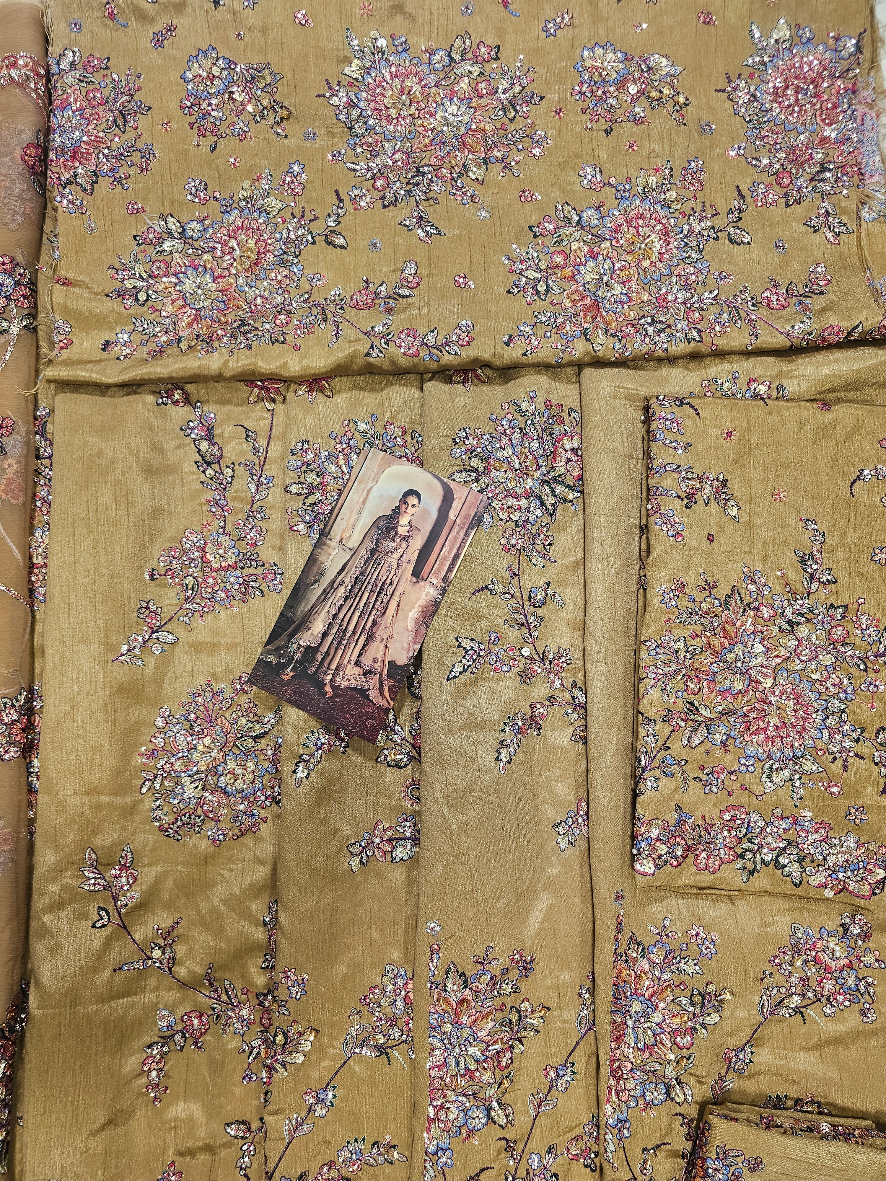 Hussain Rehar Luxury Wedding Edition Hit Code Mahvash Skin Brown