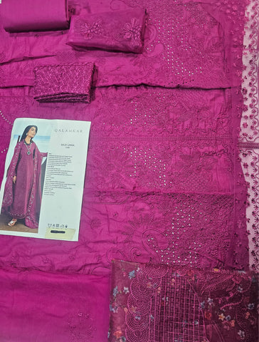 Qalamqar Luxury Lawn 2026 hit code Zara Majinda