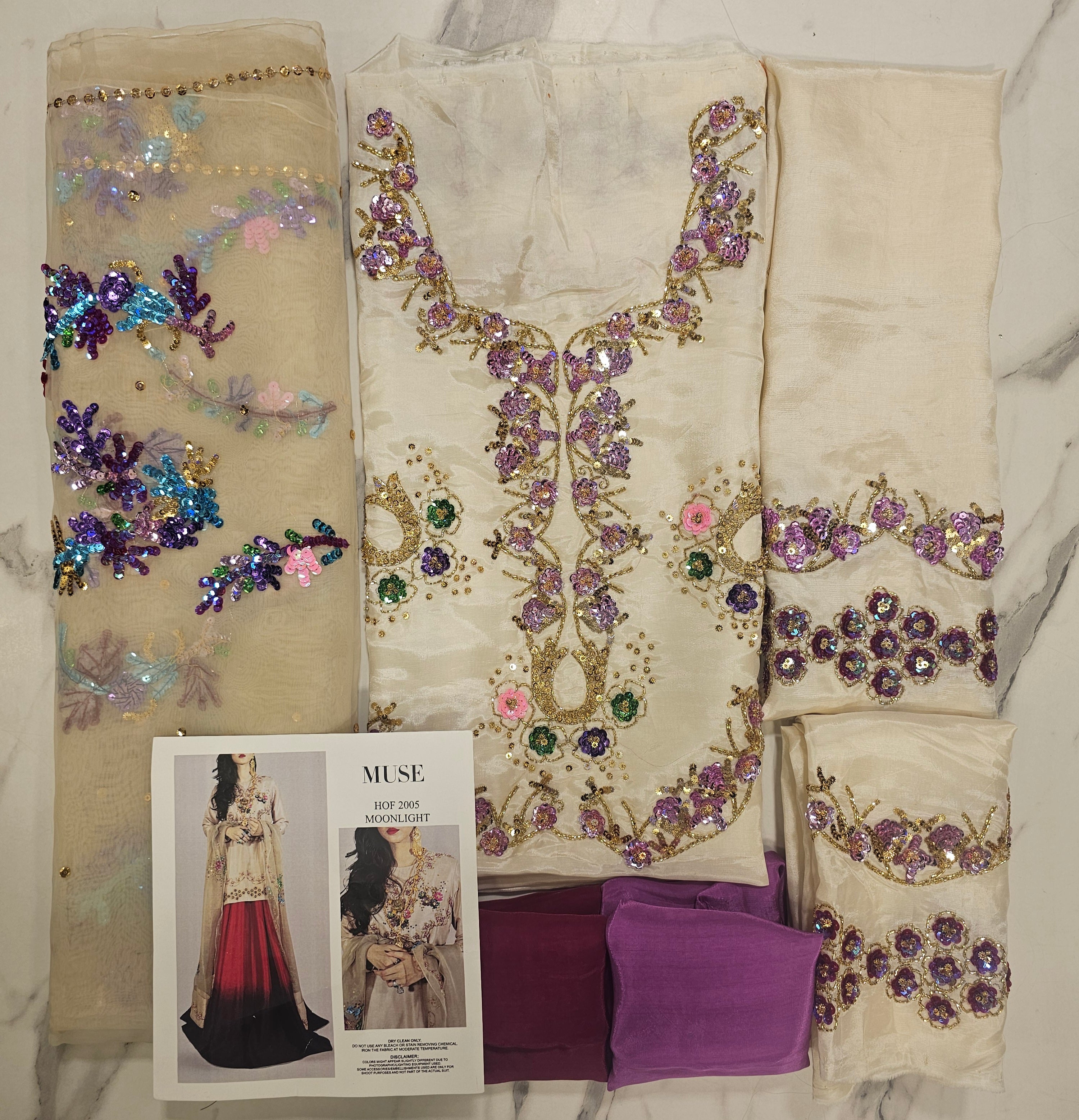 Muse Luxe 2025 Party Wear Zari Collection