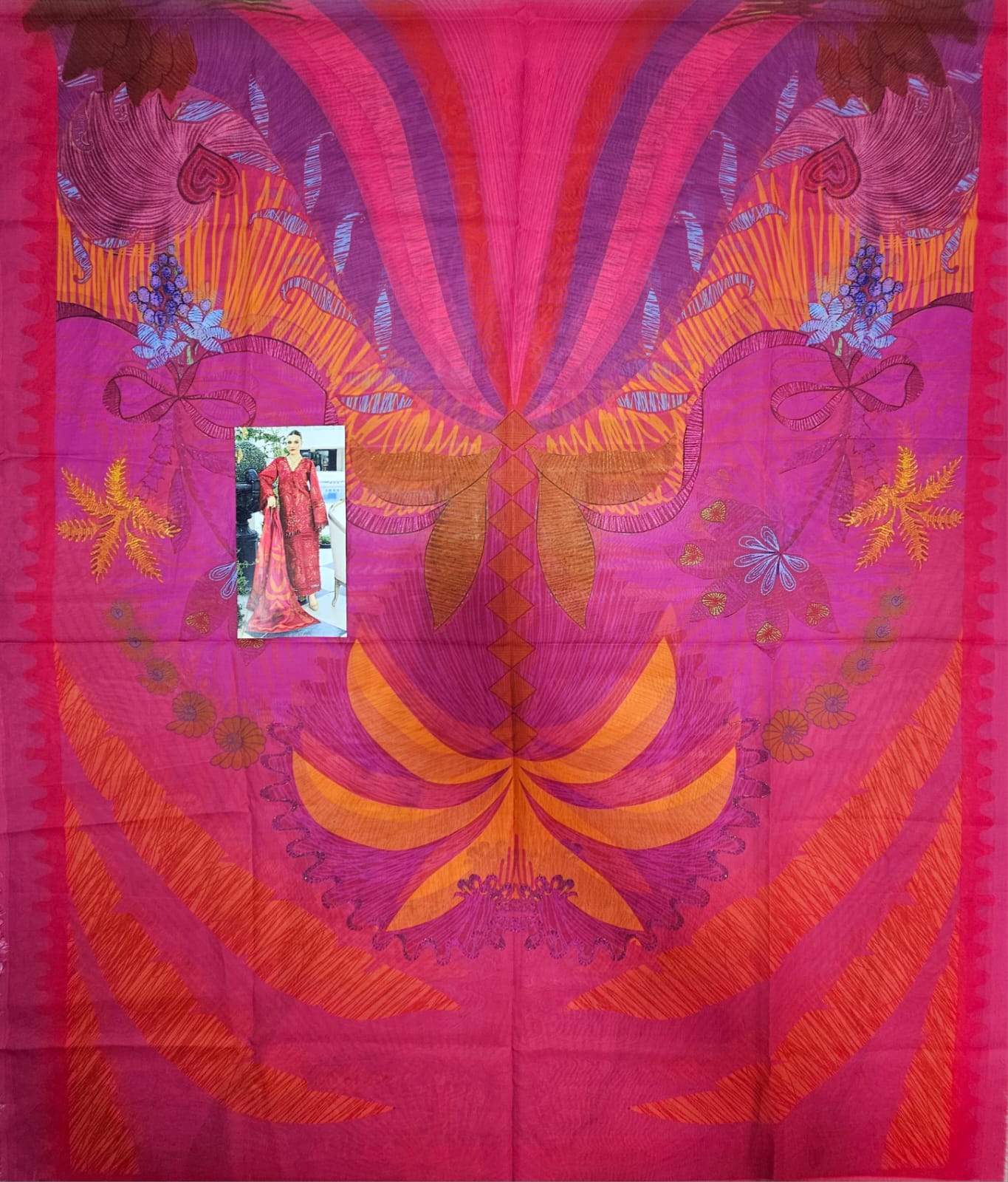 Crimson Luxury Lawn 2026 hit Code