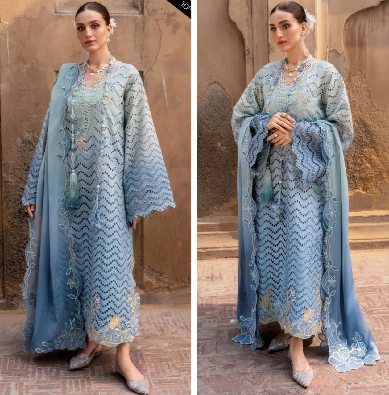Crimson Luxury Lawn 2026 Hit Code 8-A Ombre Love