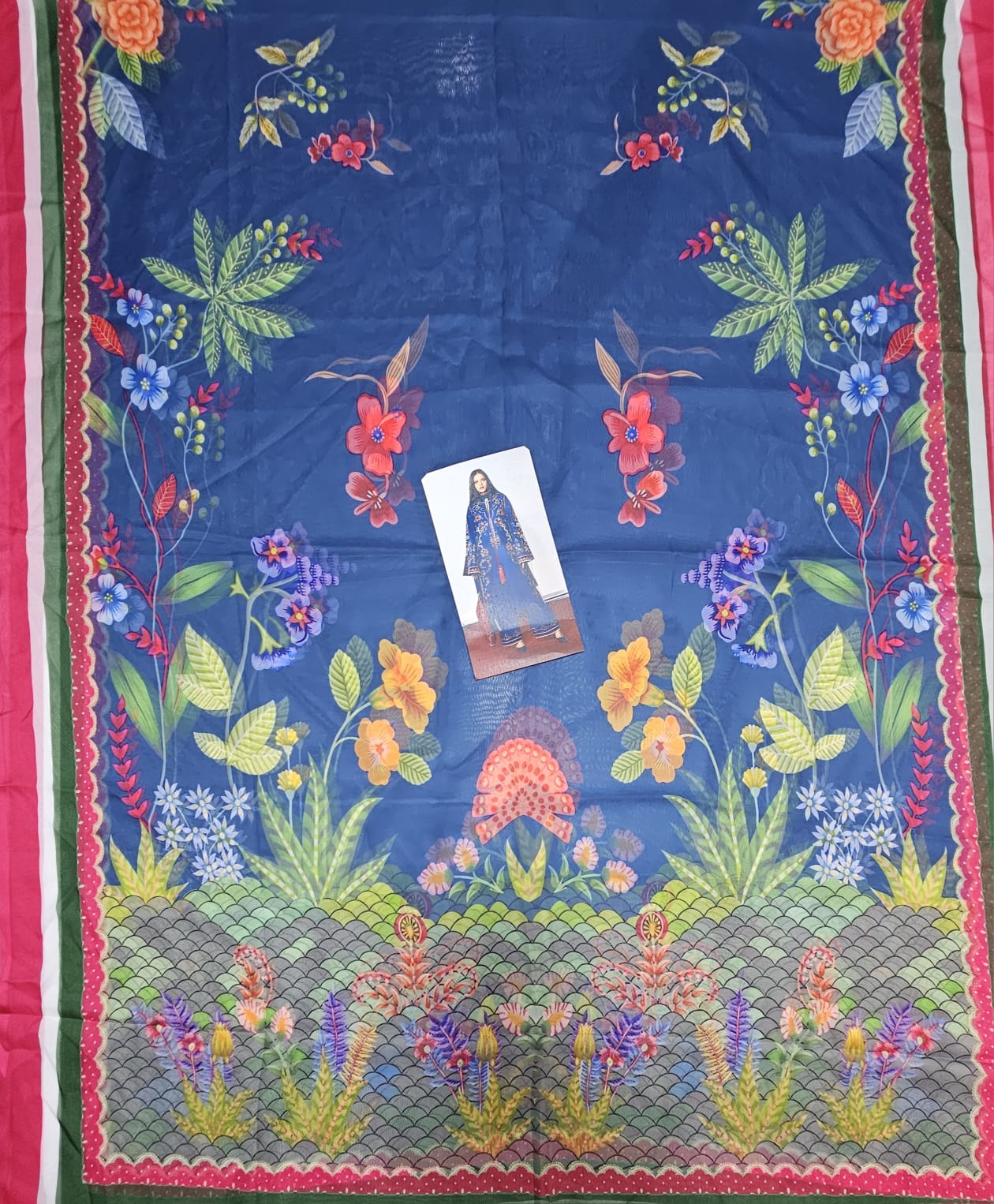 Jugnu by Hussain Rehar 2026 Hit Code Blue Silk Dupata