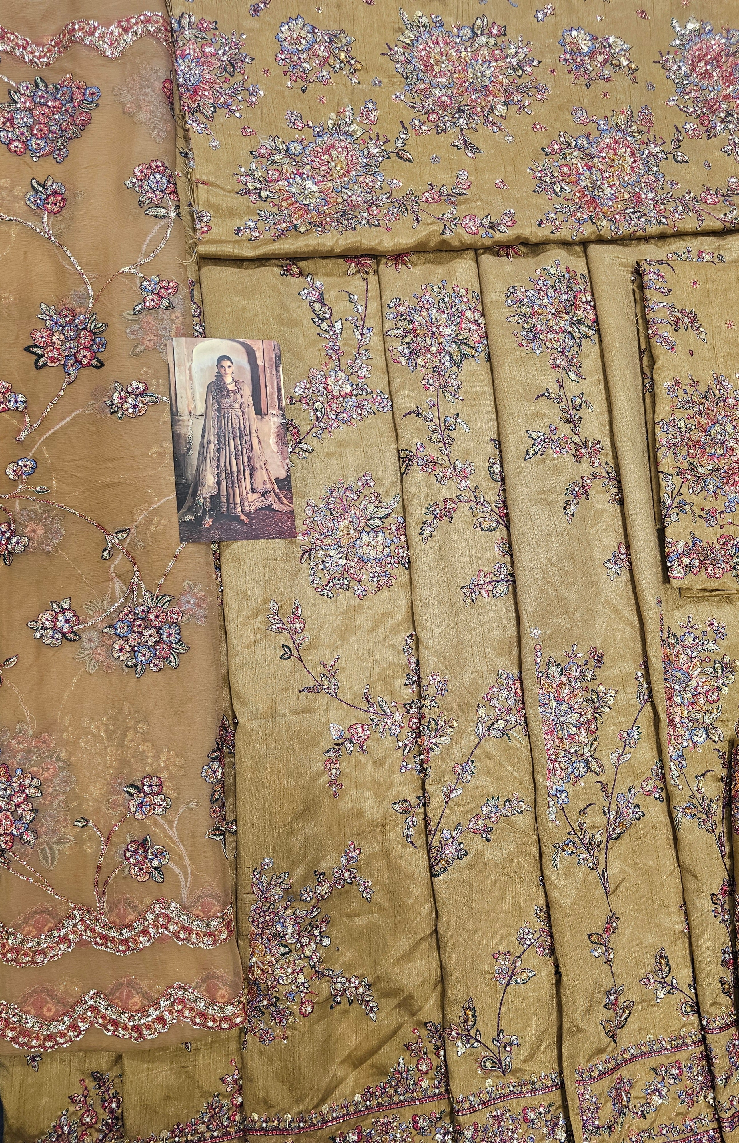 Hussain Rehar Luxury Wedding Edition Hit Code Mahvash Skin Brown