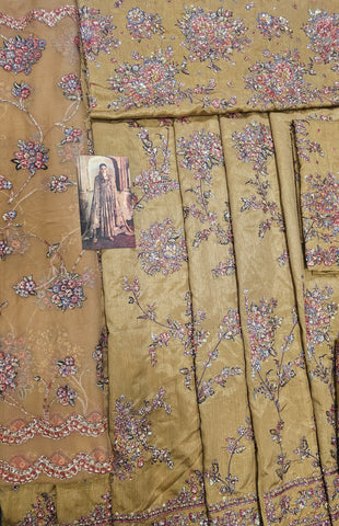 Hussain Rehar Luxury Wedding Edition Hit Code Mahvash Skin Brown