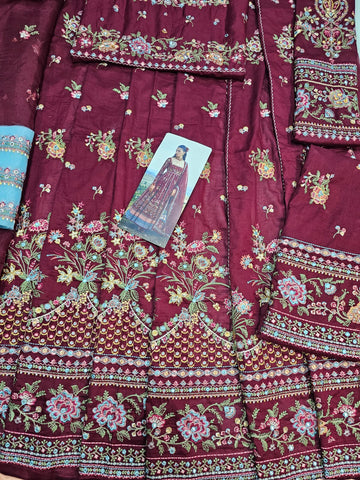 Hussain Rehar Jinan Luxury Lawn 2026 Eid Ul Azha Hit Code Nosheen