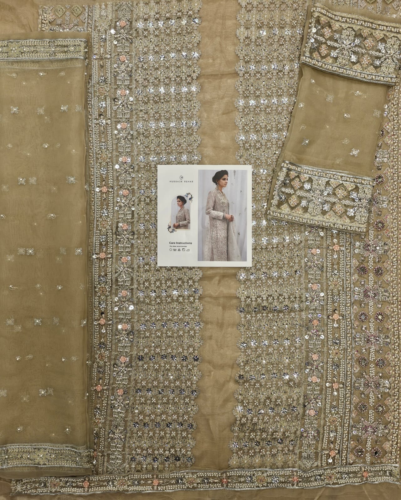 Hussain Rehar Party Wear 2025 Hit Code Shesha Work