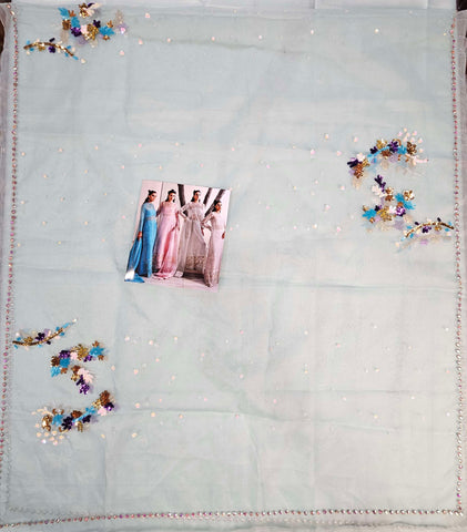 Muse Luxe Bridal Ada Work Party Wear 2024 ( Sky Aqua Colour)