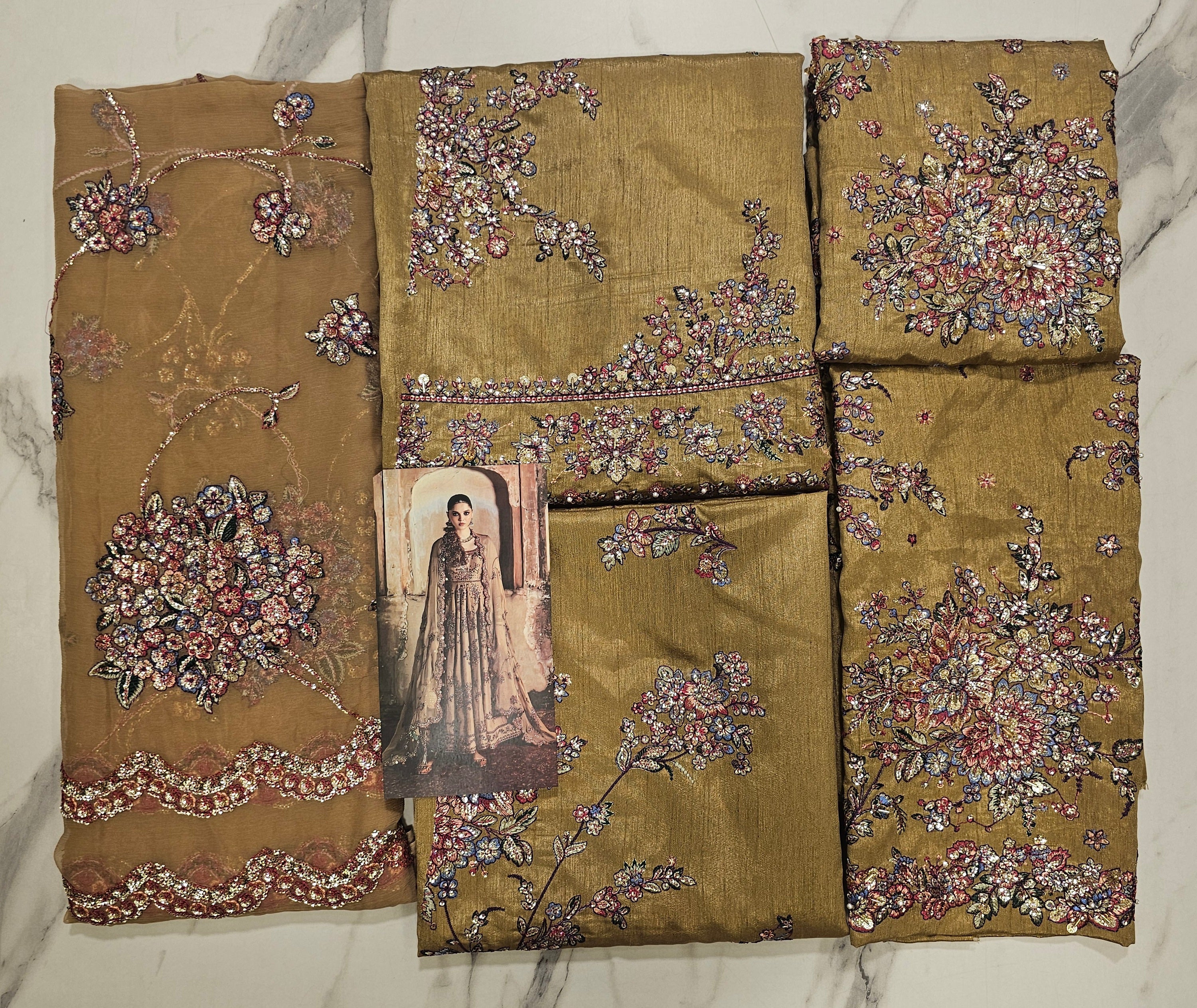Hussain Rehar Luxury Wedding Edition Hit Code Mahvash Skin Brown