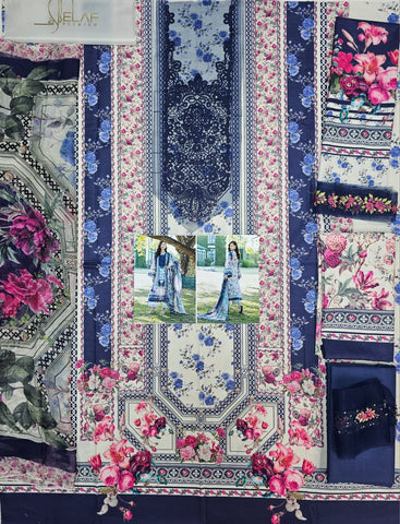 Elaf Luxury Lawn Embroidered prints 2026 Hit Code