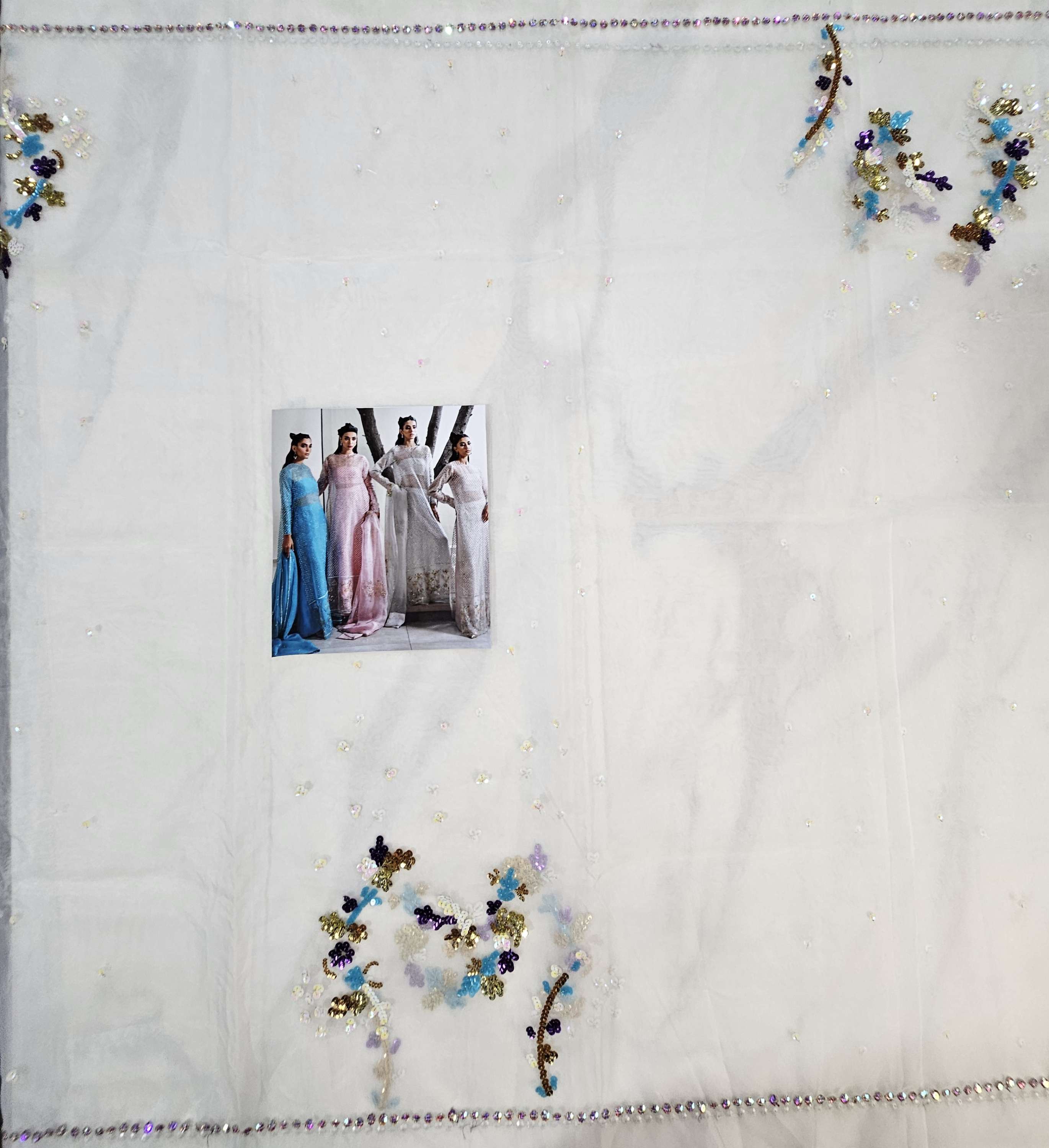 Muse Luxe Bridal Party Wear Ada Work 2024 ( Pearl White Colour)