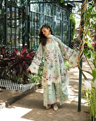 Elaf Signature Premium Embroidered Lawn 2026 mint