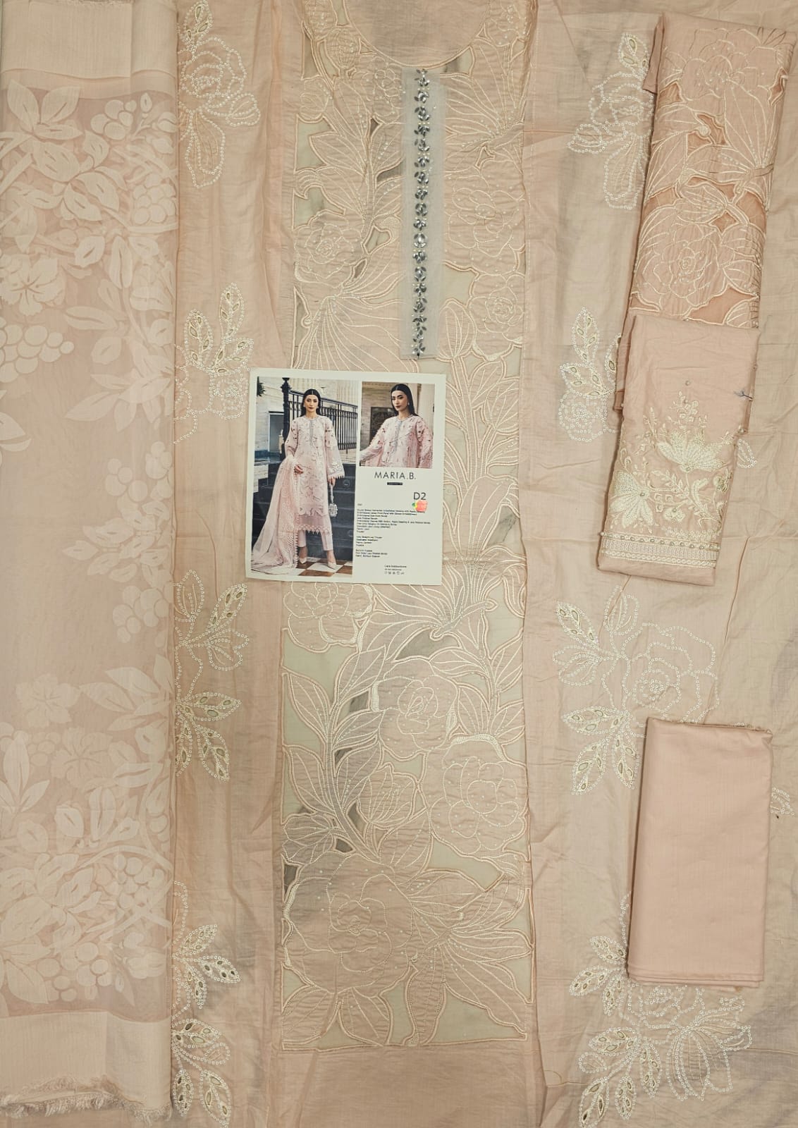 Mariab Luxury Lawn 2026 Eid ul Azha Hit Code D2