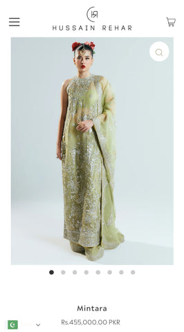 Hussain Rehar Luxury Bridal Wedding 2024