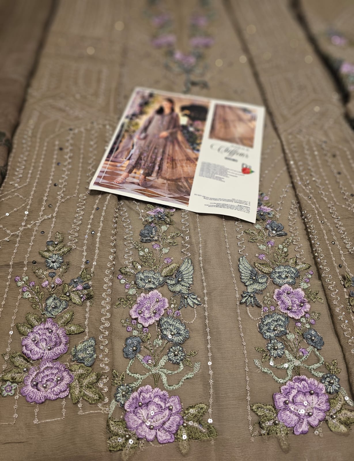 Mariab Luxury Chiffon 2026 Hit Code D2