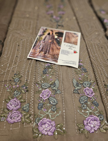 Mariab Luxury Chiffon 2026 Hit Code D2