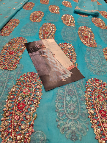Hussain Rehar Party Wear Chiffon Collection 2025