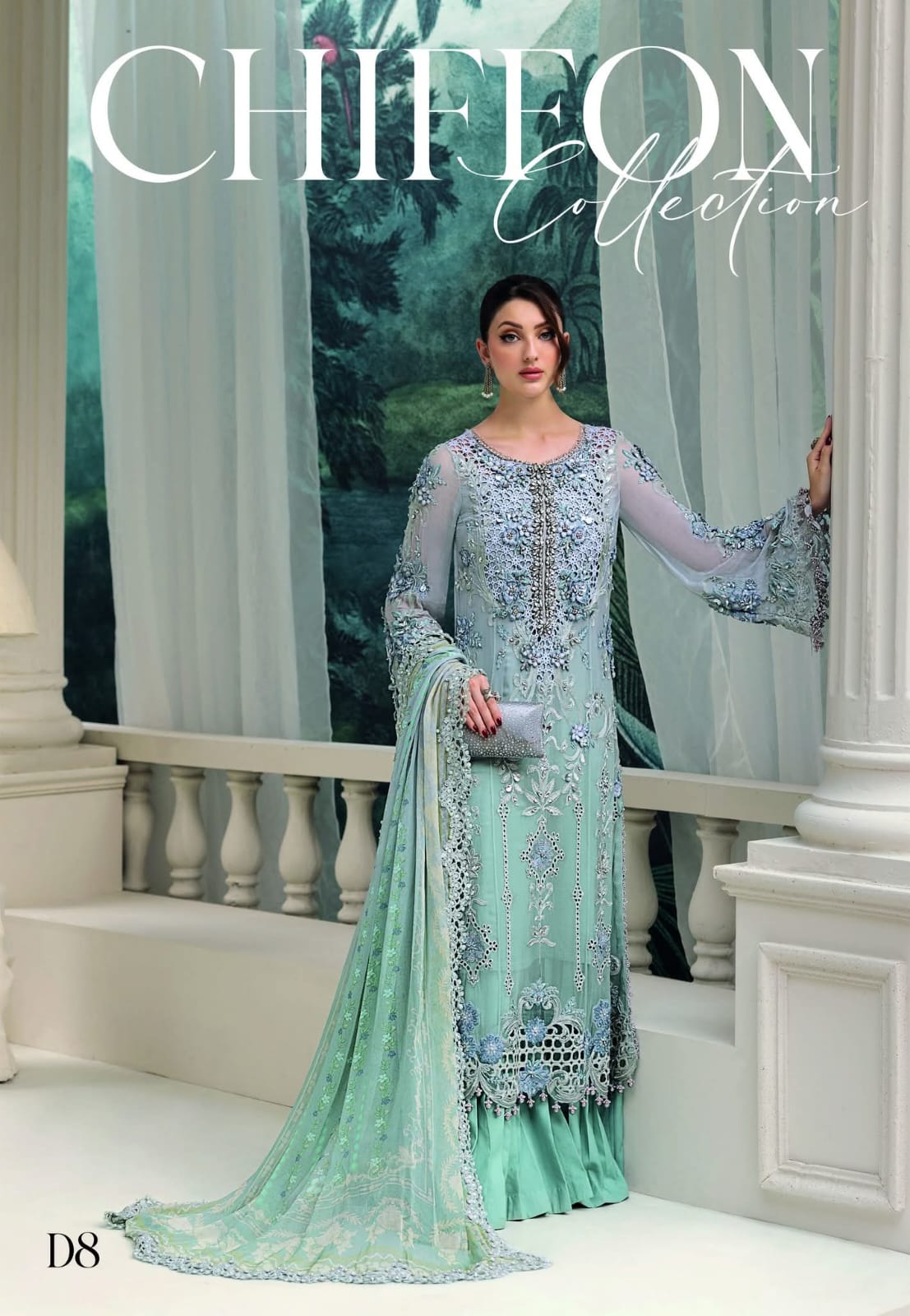 MariaB Luxury Chiffon Collection 2025 Hit Code D8