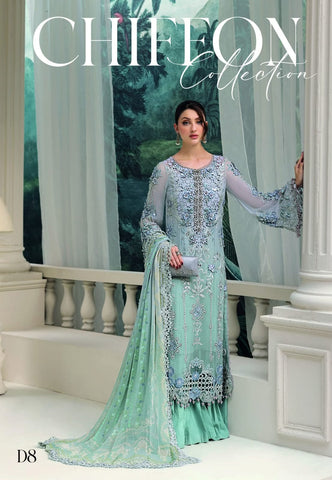 MariaB Luxury Chiffon Collection 2025 Hit Code D8