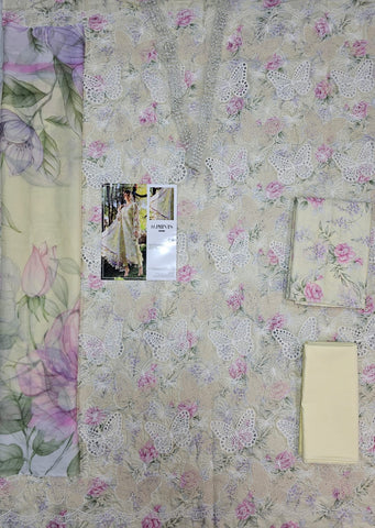 Mariab MPrints Lawn 2026 hit Code 1B yellow