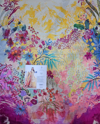 Faiza Saqlain Luxury Lawn 2026 Hit Code Merjem