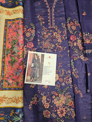 Hussain Rehar Luxury Lawn 2026 eid Ul Azha Hit Code Mor Jamni