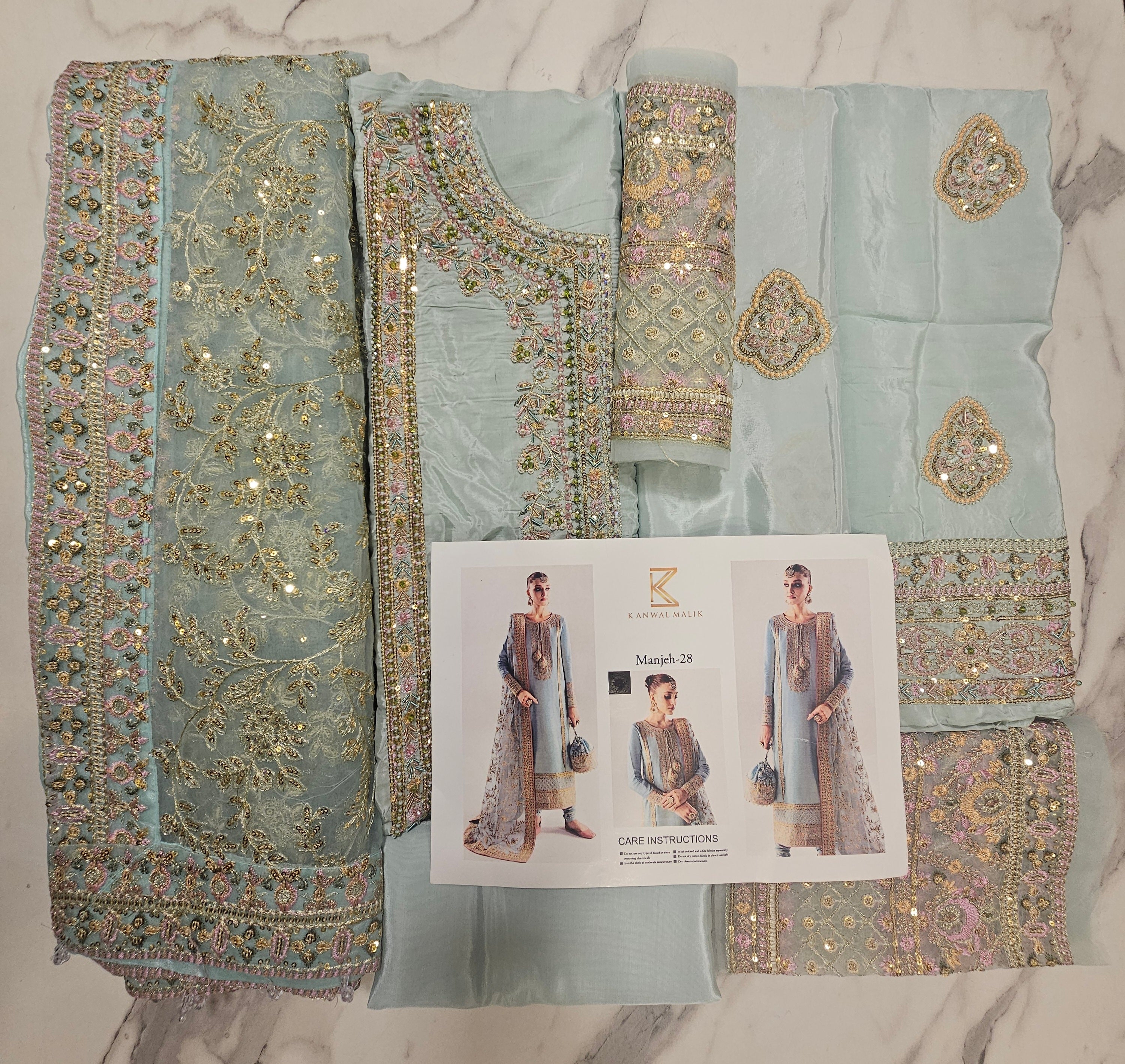 Kanwal Malik Party Wear 2026 Hit Code Manjeh Sky