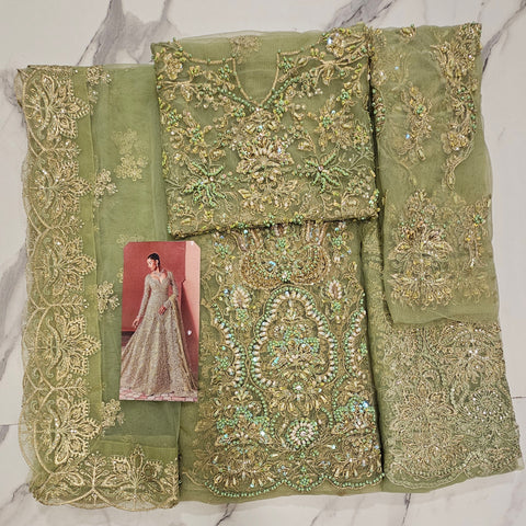Soraya Bridal Maxi 2025 Ayse Pistachio 4piece