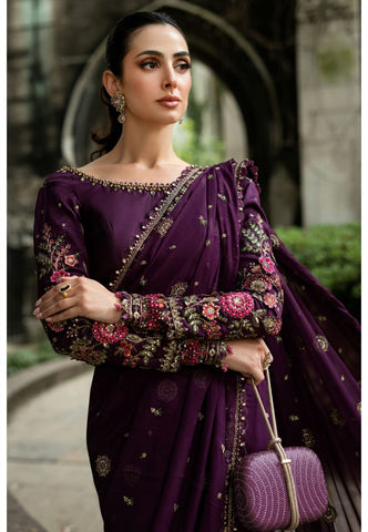 Mariab Party Wear Chiffon Saree 2026