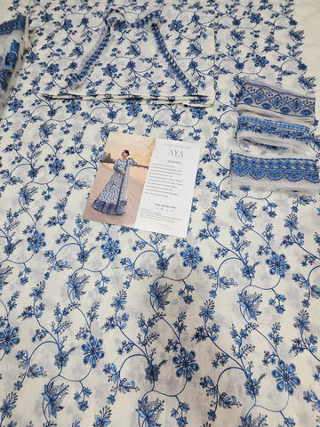 Faiza saqlain Luxury Lawn 2026 Hit Code jehona