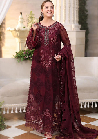 MariaB Luxury Chiffon 2026 Hit Code Maroon