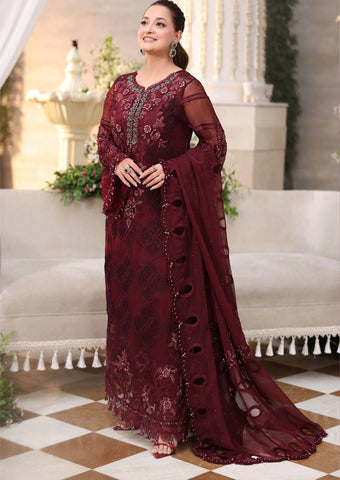 MariaB Luxury Chiffon 2026 Hit Code Maroon