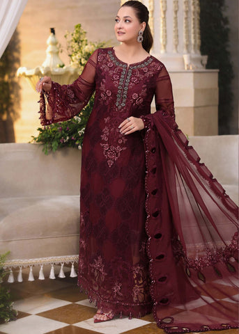 MariaB Luxury Chiffon 2026 Hit Code Maroon