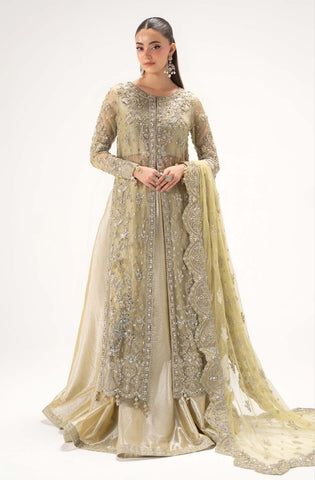 MariaB Bridal Couture Shadmani 2026 Light Lemon