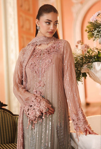 MariaB Luxury Chiffon 2026 Hit Code pink Grey Tye dye two Tone