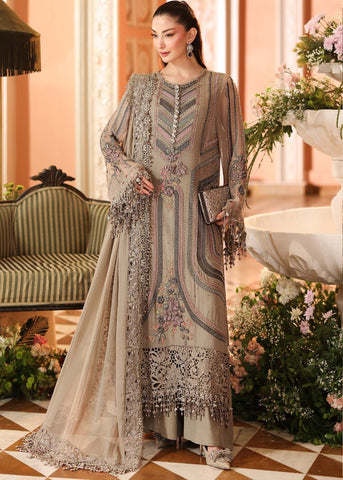 MariaB Luxury Chiffon 2026 Mouse Grey Syroski 3D Flower