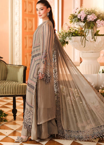 MariaB Luxury Chiffon 2026 Mouse Grey Syroski 3D Flower