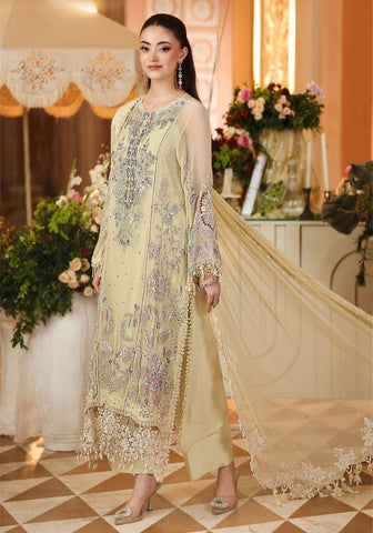 MariaB Luxury Chiffon 2026 Hit Code Lime Yellow